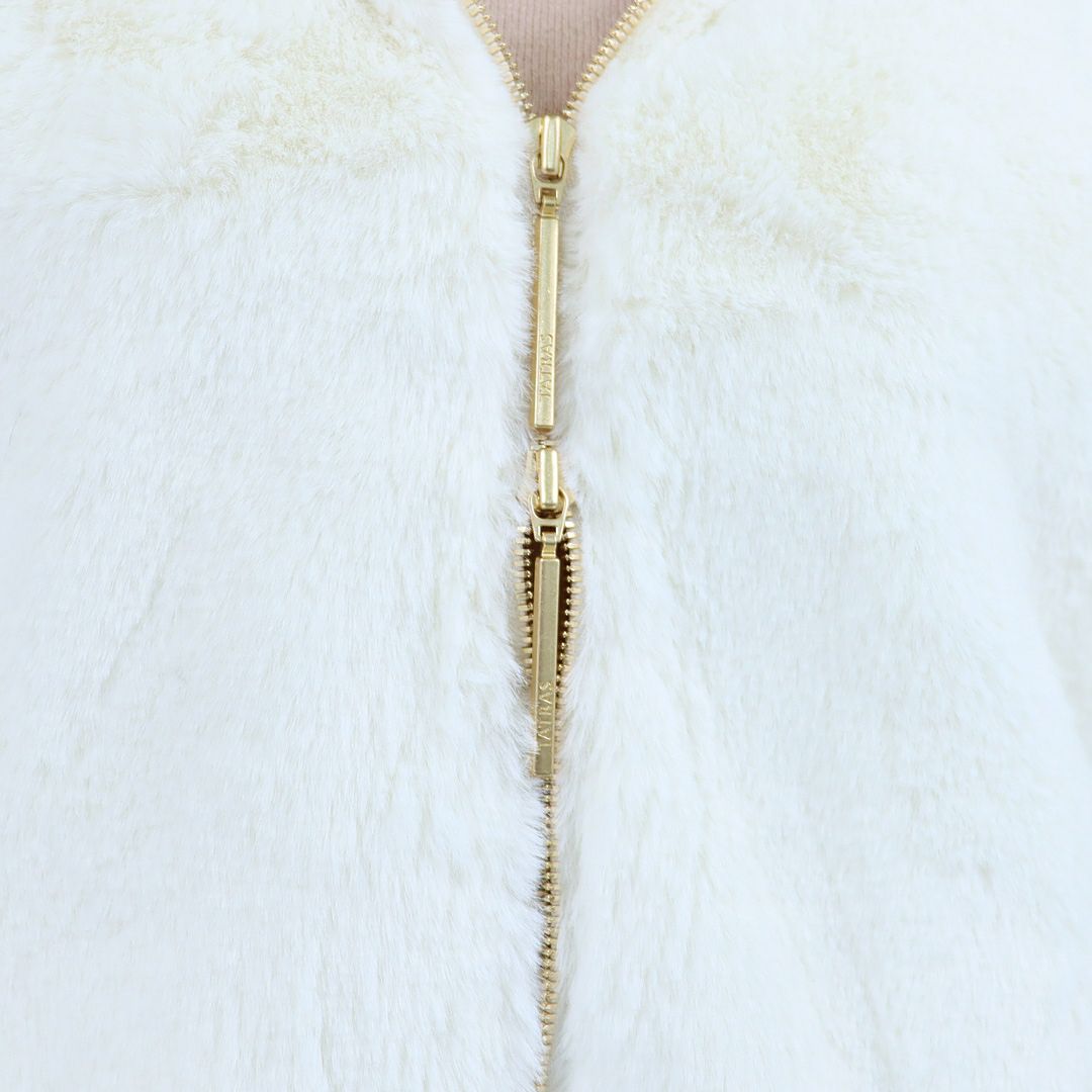 タトラス TATRAS レディースジャケット もこもこ エコファー ボアブルゾン ボアジャケット フルジップ フーディ YUMOLA ユモラ LJXA0039033588