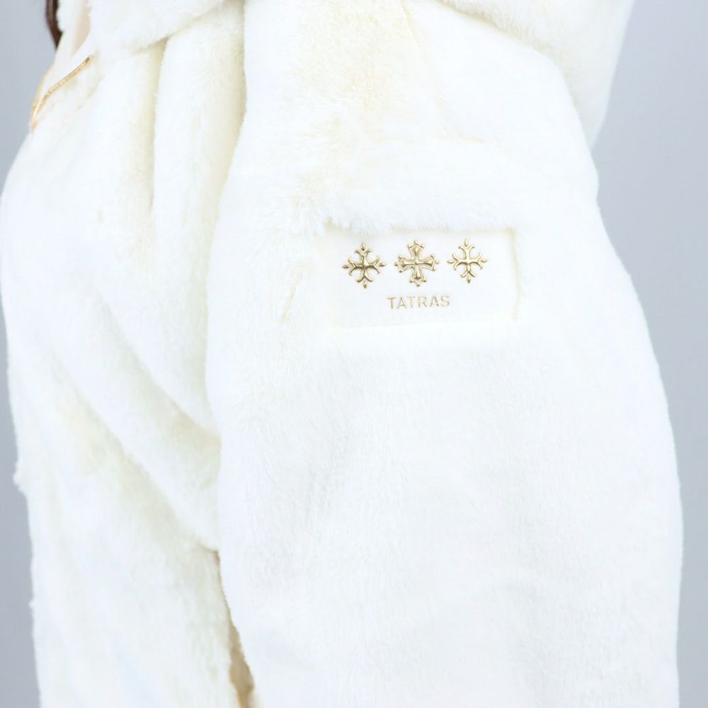 タトラス TATRAS レディースジャケット もこもこ エコファー ボアブルゾン ボアジャケット フルジップ フーディ YUMOLA ユモラ LJXA0039033588