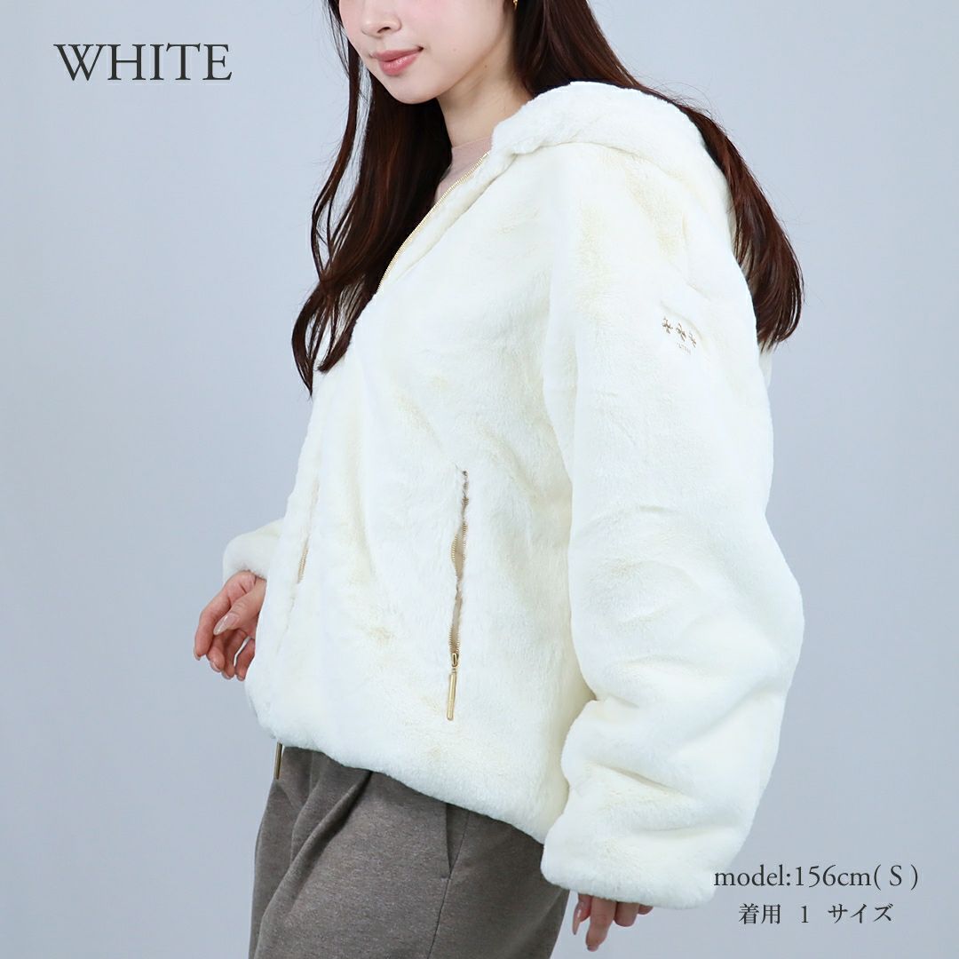 タトラス TATRAS レディースジャケット もこもこ エコファー ボアブルゾン ボアジャケット フルジップ フーディ YUMOLA ユモラ LJXA0039033588