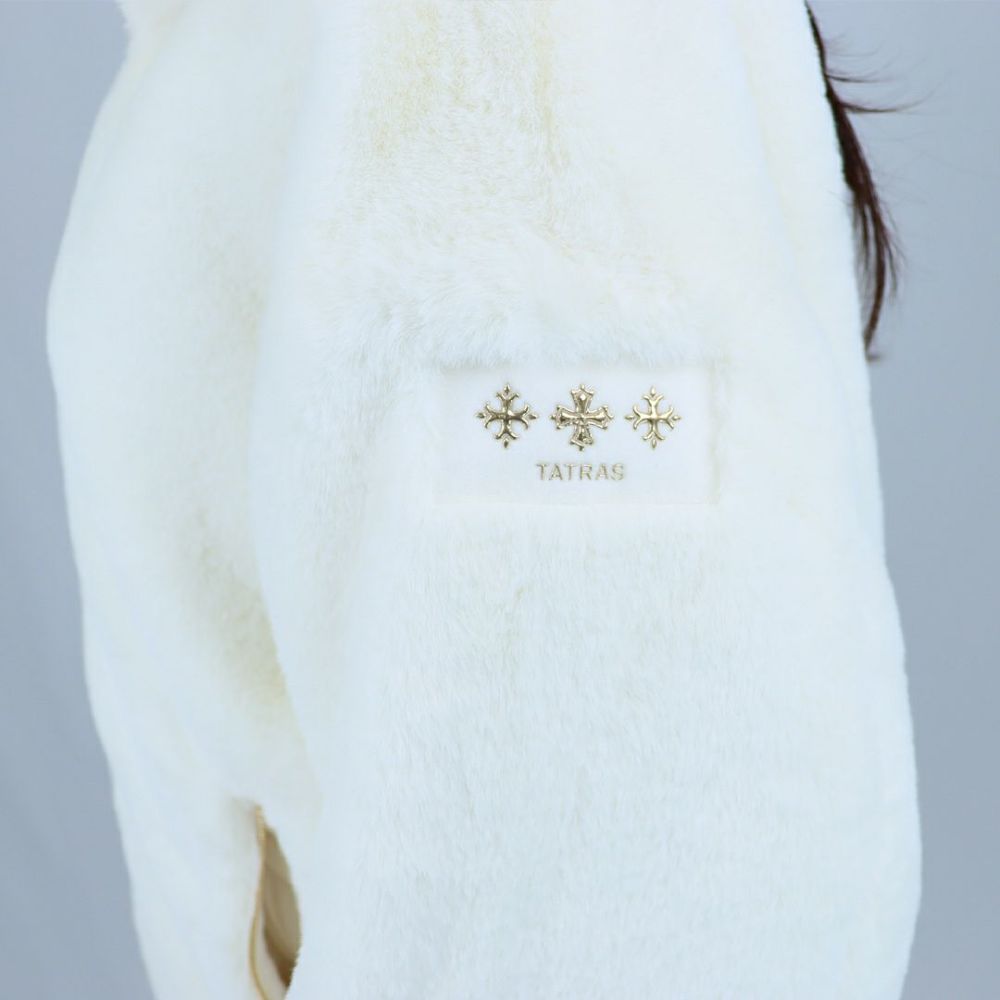 タトラス TATRAS レディースジャケット もこもこ エコファー ボアブルゾン ボアジャケット フルジップ スタンドカラー BARBRA バルブラ LJXA0038033588