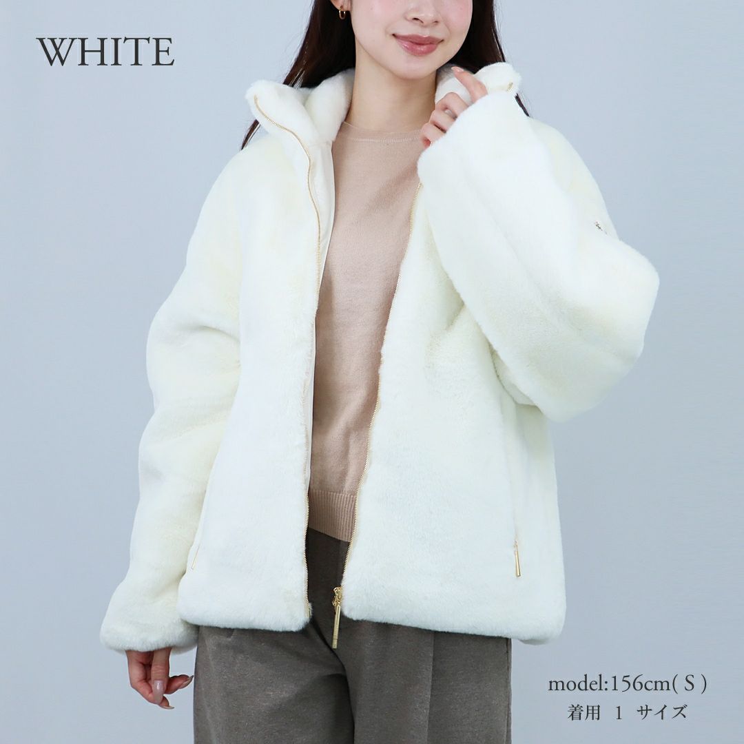 タトラス TATRAS レディースジャケット もこもこ エコファー ボアブルゾン ボアジャケット フルジップ スタンドカラー BARBRA バルブラ LJXA0038033588