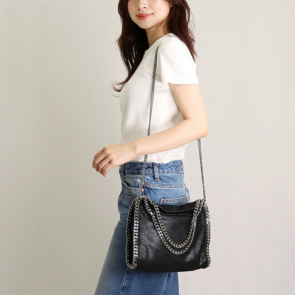 ステラマッカートニー STELLA MCCARTNEY バッグ 2WAYバッグ 371223 W9132 1000 ブラック 【FALABELLA MINI】