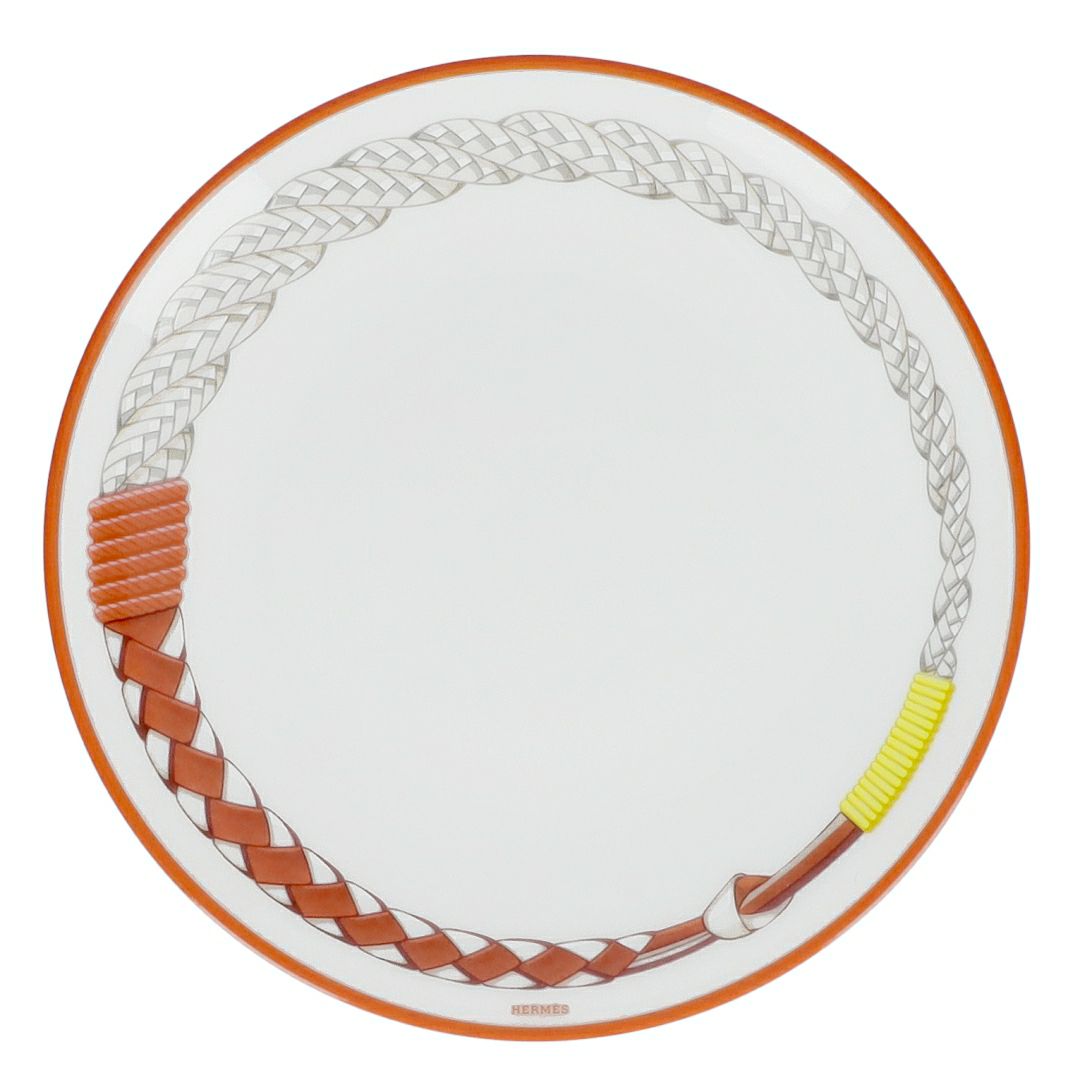 エルメス HERMES パンプレート 14cm トレサージュ・エケストル 57012 食器 テーブルウェア 皿 ポーセリン 磁器