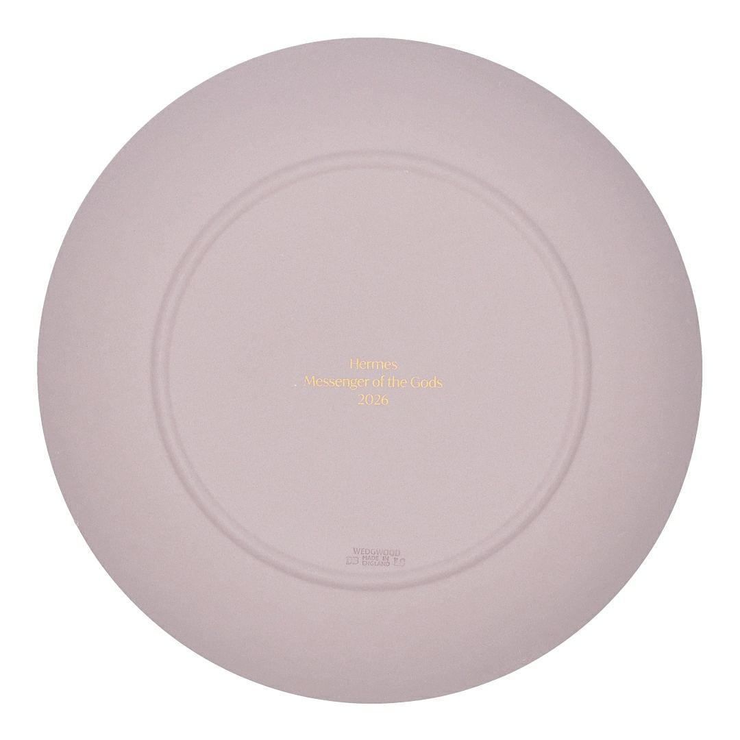 ウェッジウッド WEDGWOOD ラウンドトレイ 皿 置物 イヤープレート 2026 ジャスパーウェア 75611 ストーンウェア 【お取り寄せ】