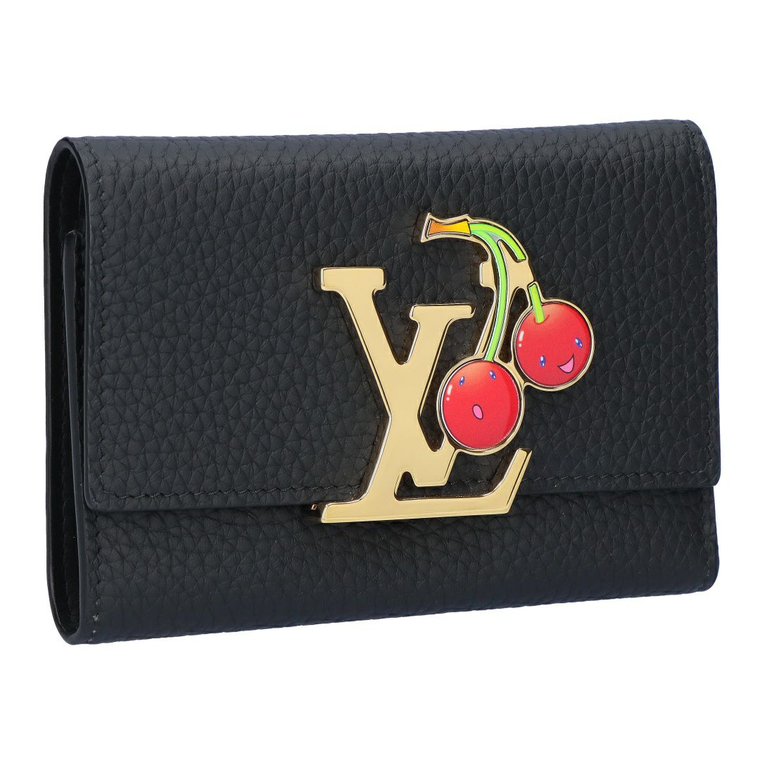 ルイヴィトン LOUIS VUITTON 折財布 三つ折り財布 村上隆 LV × TM ポルトフォイユ･カプシーヌ コンパクト M22889