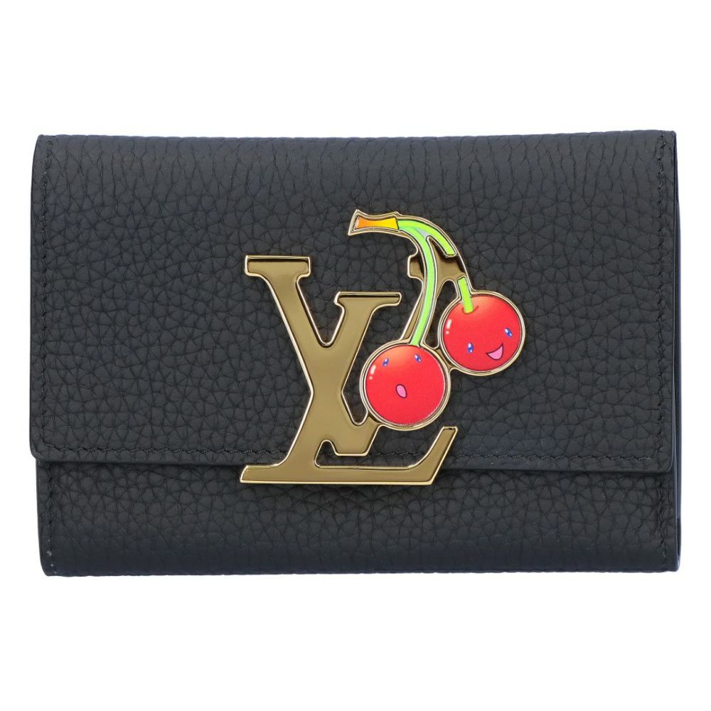 ルイヴィトン LOUIS VUITTON 折財布 三つ折り財布 村上隆 LV × TM ポルトフォイユ･カプシーヌ コンパクト M22889