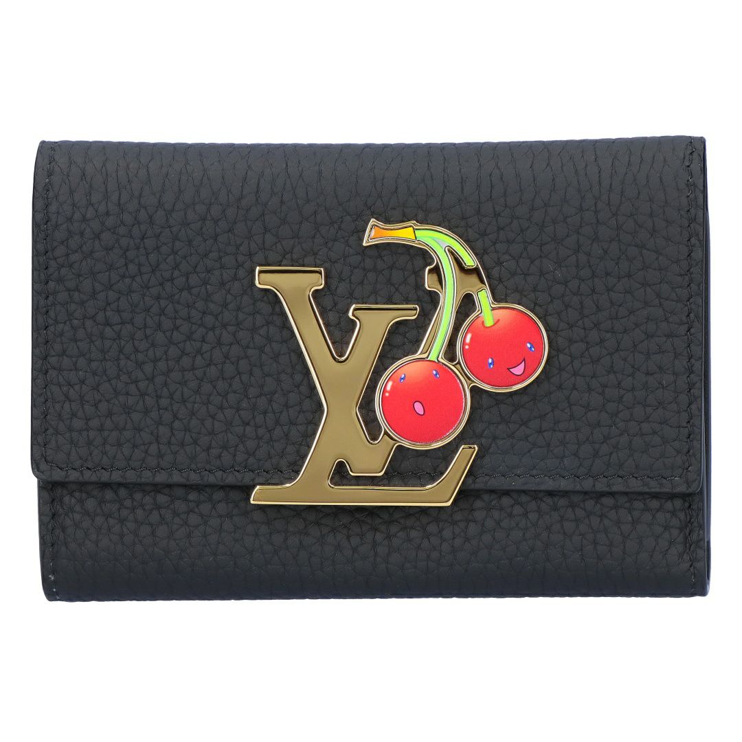 ルイヴィトン LOUIS VUITTON 折財布 三つ折り財布 村上隆 LV × TM ポルトフォイユ･カプシーヌ コンパクト M22889