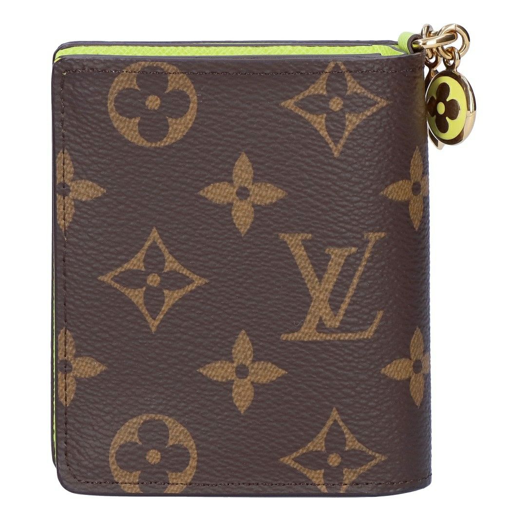 ルイヴィトン LOUIS VUITTON 折財布 二ツ折財布 コンパクトウォレット モノグラム M14628 ポケットウォレット・LVチャーム ゼスティライム