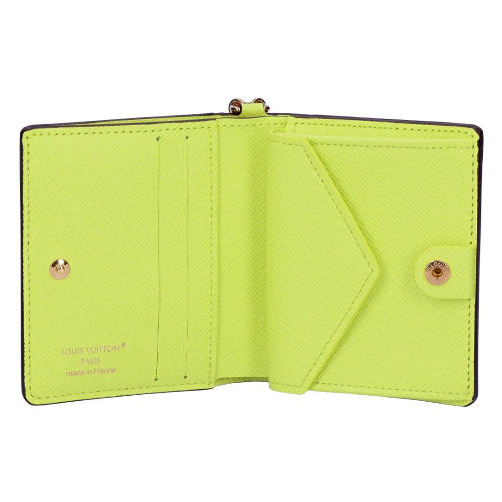 ルイヴィトン LOUIS VUITTON 折財布 二ツ折財布 コンパクトウォレット モノグラム M14628 ポケットウォレット・LVチャーム ゼスティライム