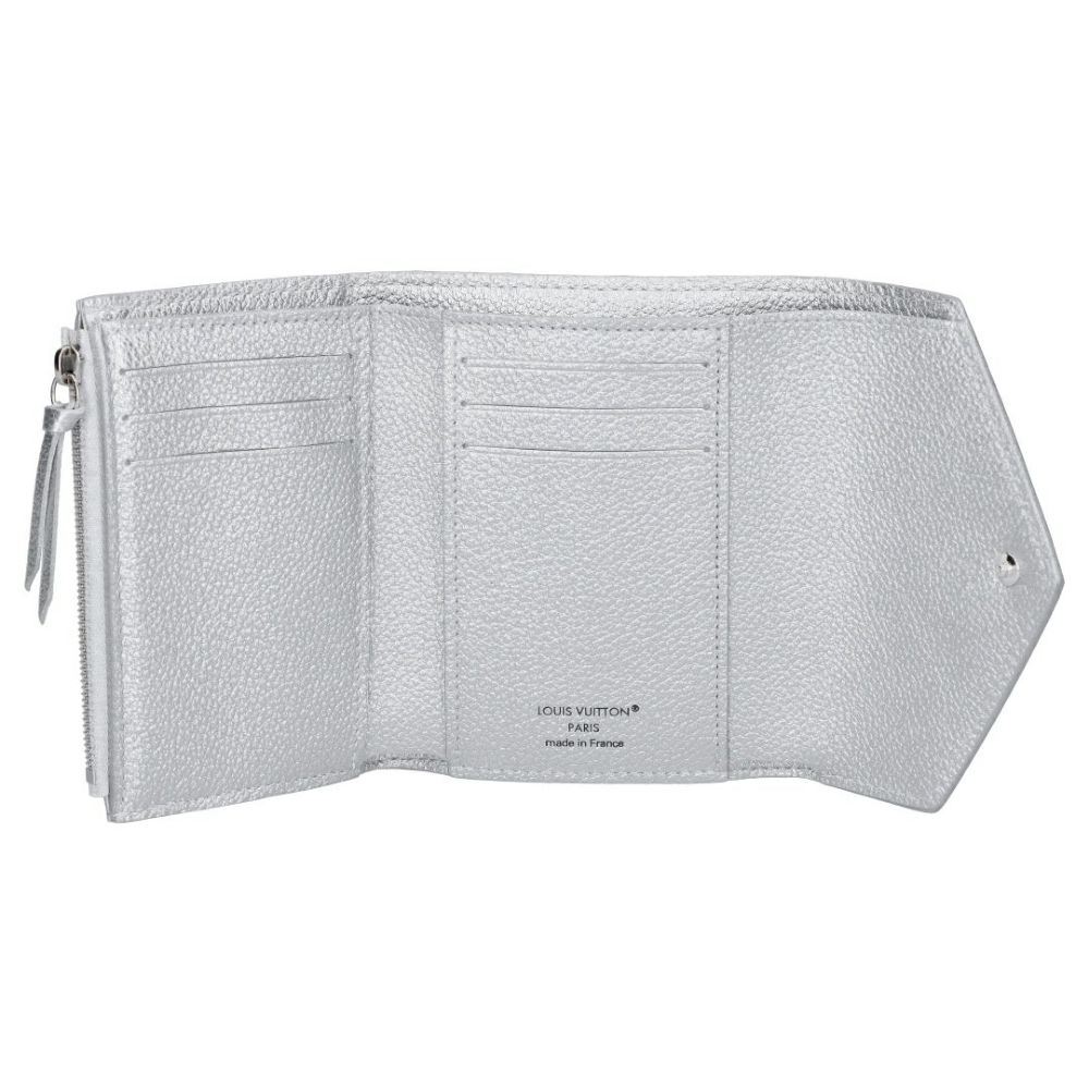 ルイヴィトン LOUIS VUITTON 折財布 三つ折り財布 アンプラント M26896 ポルトフォイユ･ヴィクトリーヌ シルバー
