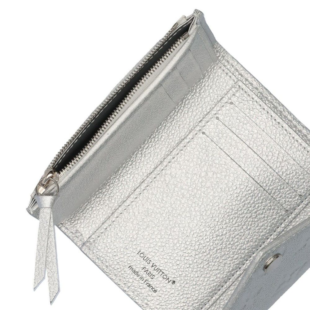 ルイヴィトン LOUIS VUITTON 折財布 三つ折り財布 アンプラント M26896 ポルトフォイユ･ヴィクトリーヌ シルバー