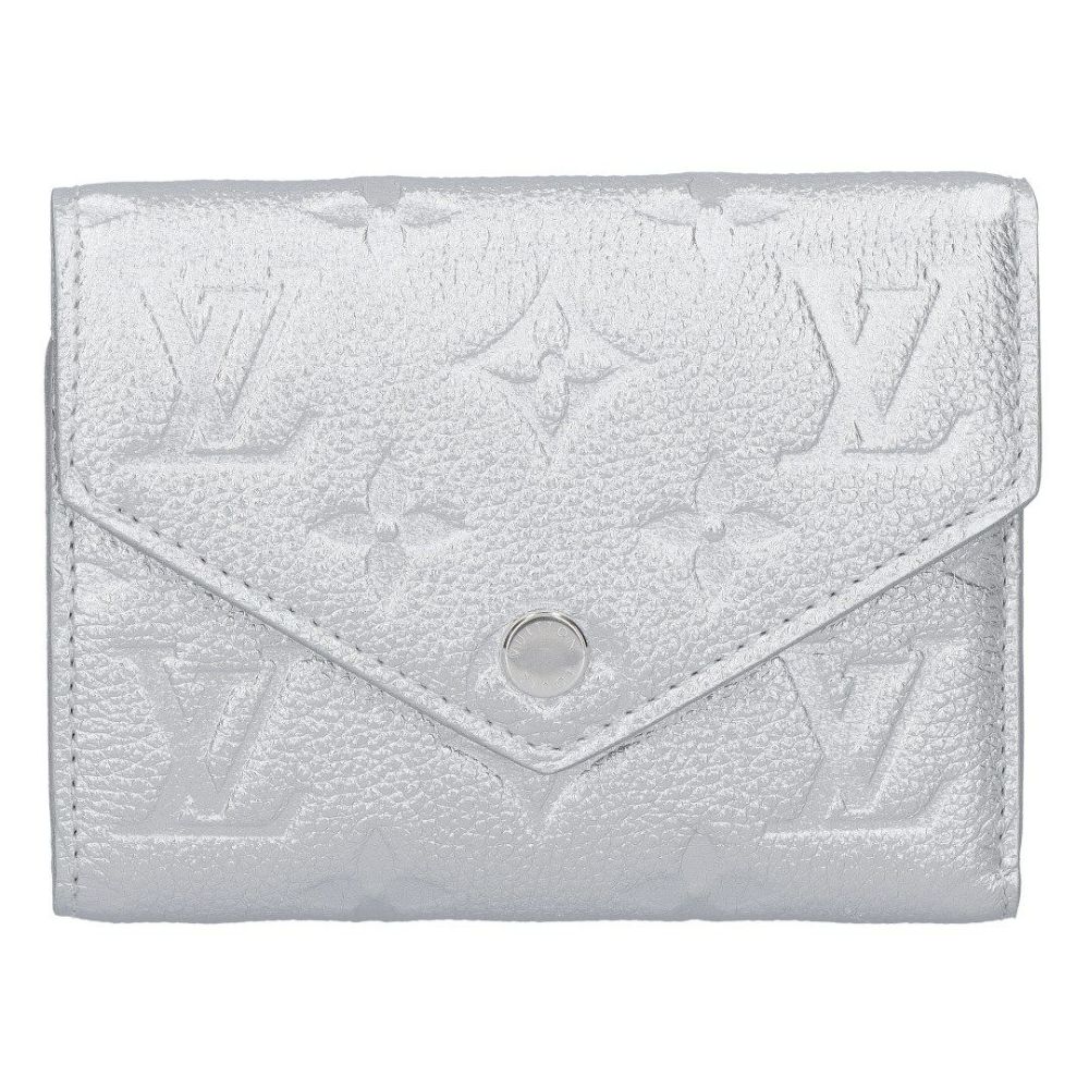ルイヴィトン LOUIS VUITTON 折財布 三つ折り財布 アンプラント M26896 ポルトフォイユ･ヴィクトリーヌ シルバー
