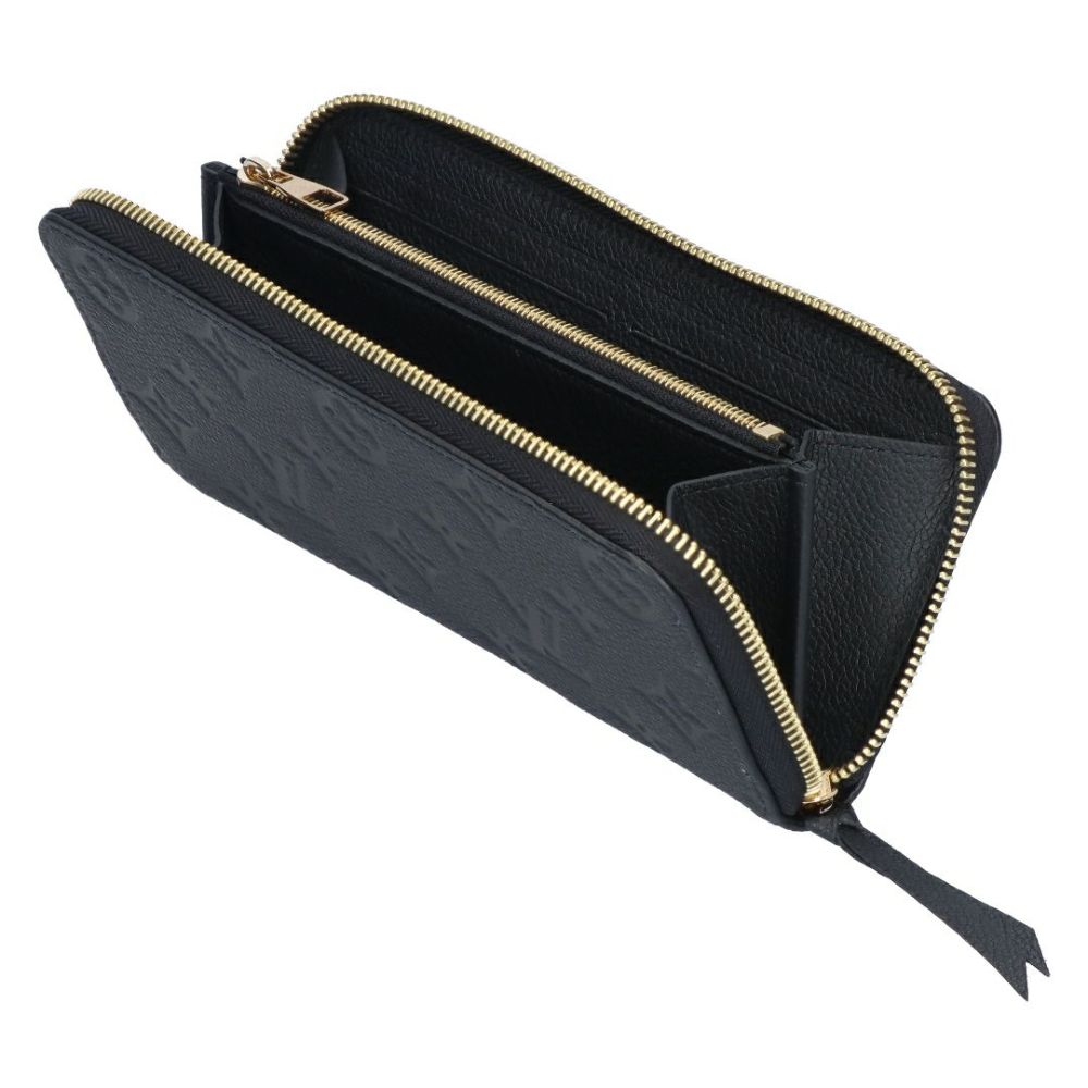 ルイヴィトン LOUIS VUITTON 長財布 ラウンド財布 アンプラント M60171 ポルトフォイユ･クレマンス ノワール