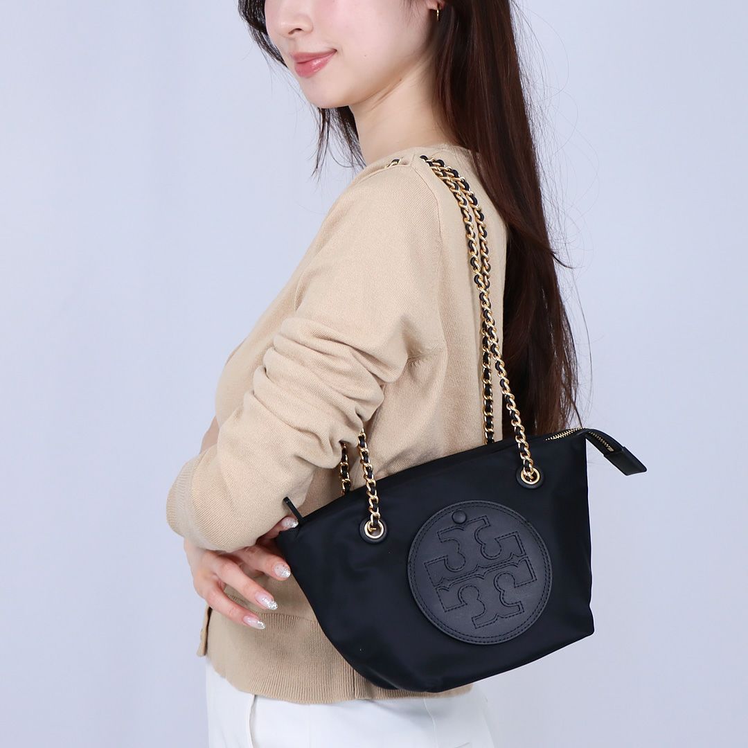 トリーバーチ TORY BURCH ショルダーバッグ ELLA SMALL CHAIIN CROSSBODY 160183 001 BLACK