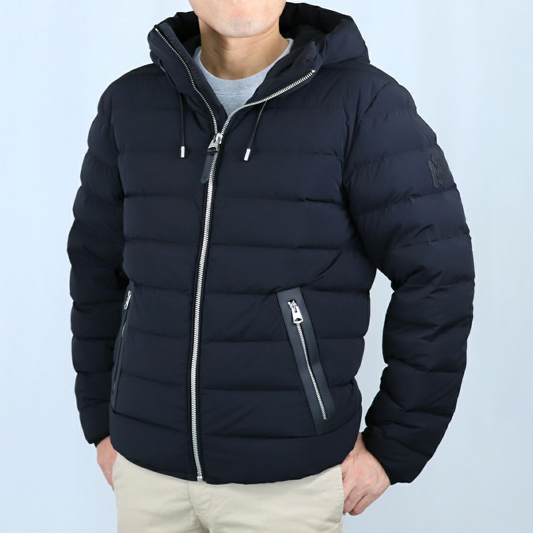 マッカージュ MACKAGE メンズアウター メンズジャケット メンズダウン ダウンジャケット ジップアップ フーディ JACK-Z C0001 BLACK