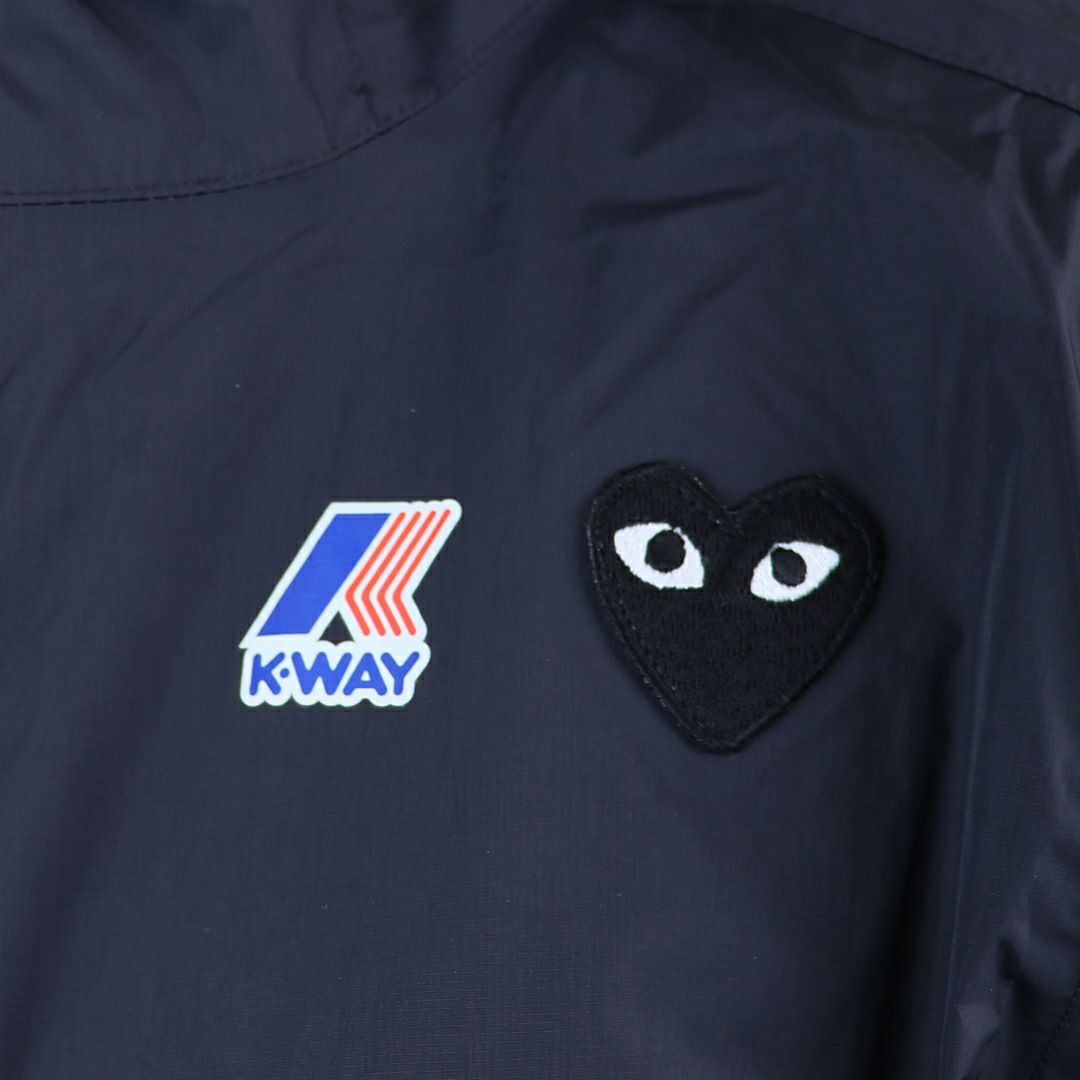 コムデギャルソン COMME DES GARCONS ユニセックス ジャケット ナイロンパーカー PLAY プレイ AZ J507 051 ジップアップ フーディ