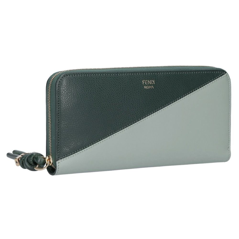 フェンディ FENDI 長財布 FFダイヤモンド 8M0517 AYCA F1TWG MATCHA MILK+NORI GREEN+SOFT GOLD