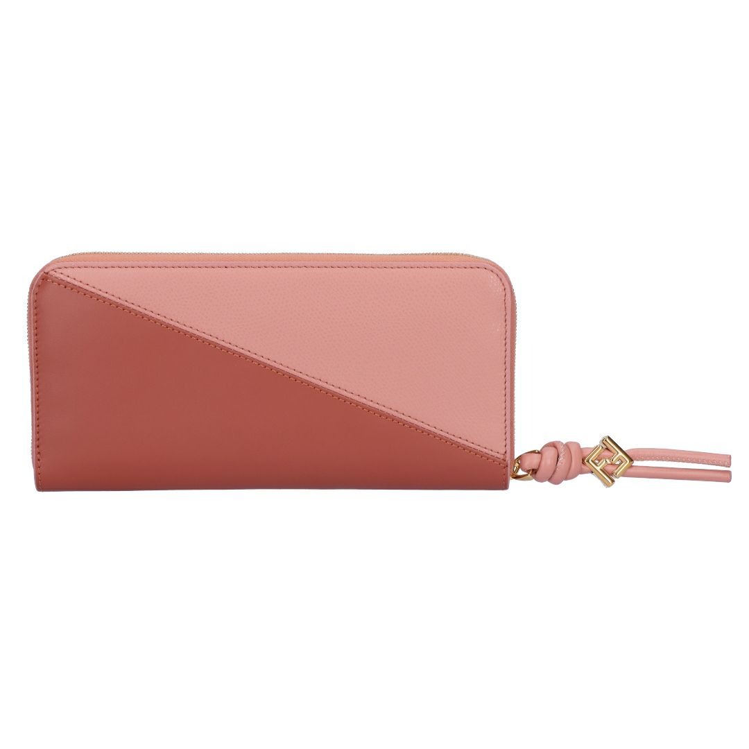 フェンディ FENDI 長財布 FFダイヤモンド 8M0517 AYCA-F1TWI SIENNA+MACARON+SOFT GOLD