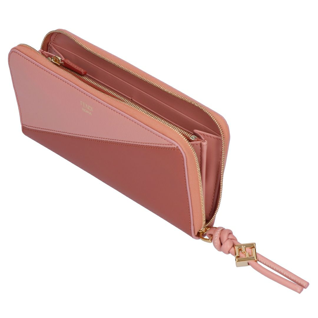 フェンディ FENDI 長財布 FFダイヤモンド 8M0517 AYCA-F1TWI SIENNA+MACARON+SOFT GOLD