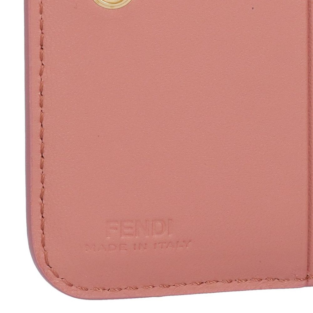 フェンディ FENDI 折財布 二つ折り財布 FF EMBOSSED 8M0519 AAJD F13VM MACARON+SOFT GOLD