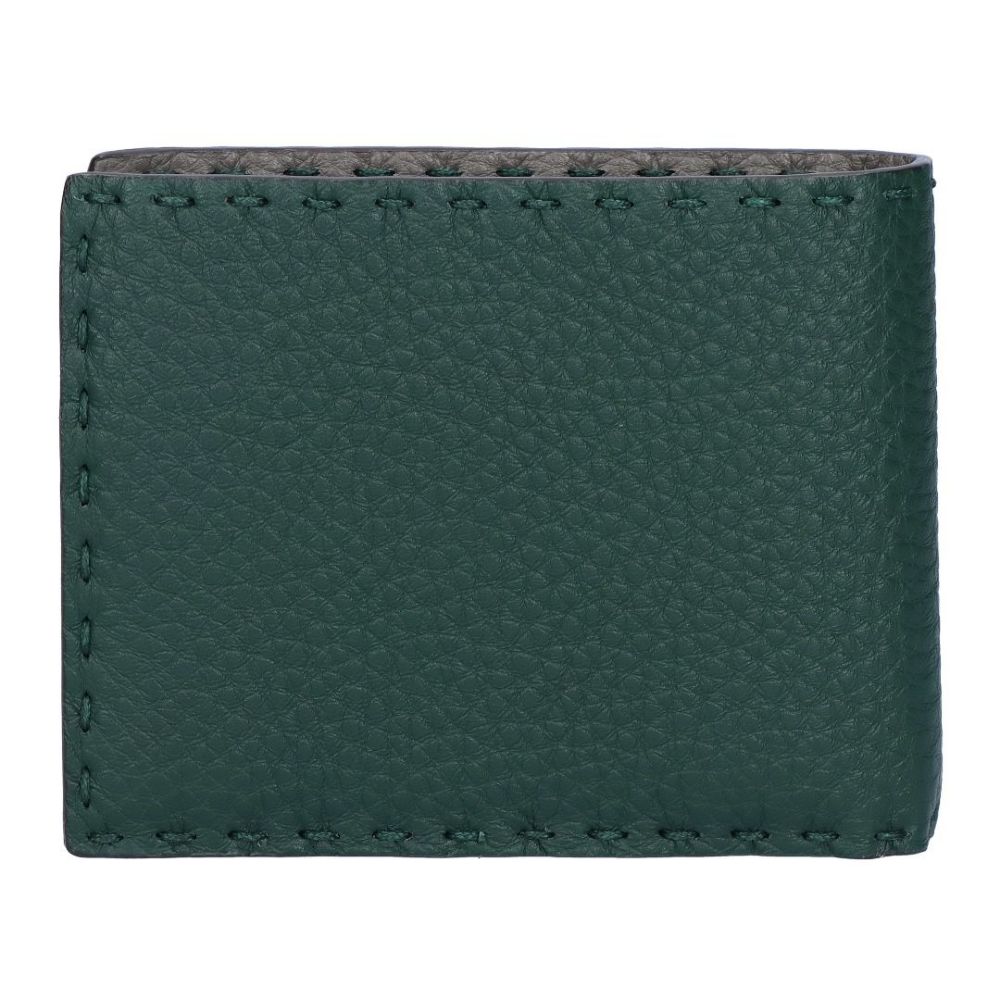 フェンディ FENDI メンズ 折財布 ニつ折り財布 小銭入れ付き SELLERIA セレリア 7M0194 AP3C F1TUN VERDE NORI+ARGILLA+P
