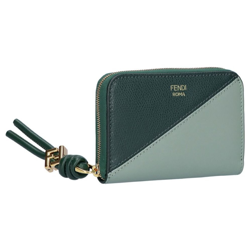 フェンディ FENDI 折財布 二つ折り財布 FFダイヤモンド 8M0313 AYCA F1TWG MATCHA MILK+NORI GREEN+SOFT GOLD