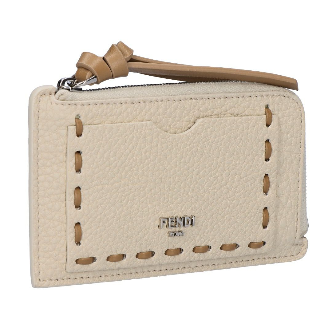 フェンディ FENDI カードケース コインケース SELLERIA セレリア 8M0489 AURN F1TWS CAMELLIA+CAPPUCCINO