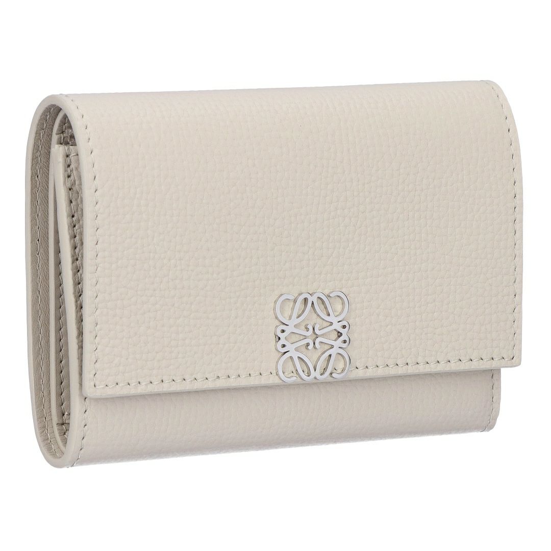 ロエベ LOEWE 折財布 三つ折り財布 アナグラム ヴァーティカル ウォレット C821S33X12 1769 LIGHT GHOST