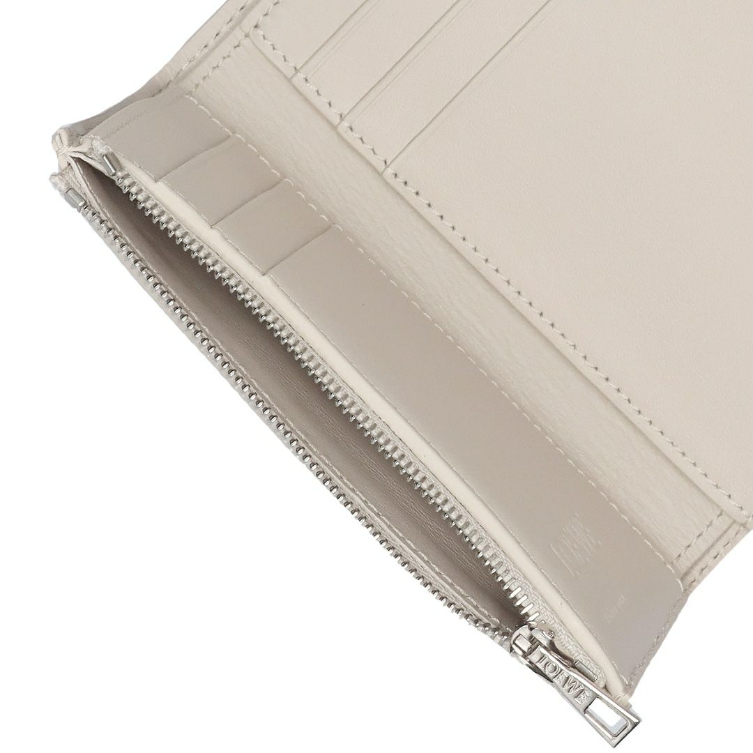 ロエベ LOEWE 折財布 三つ折り財布 アナグラム ヴァーティカル ウォレット C821S33X12 1769 LIGHT GHOST