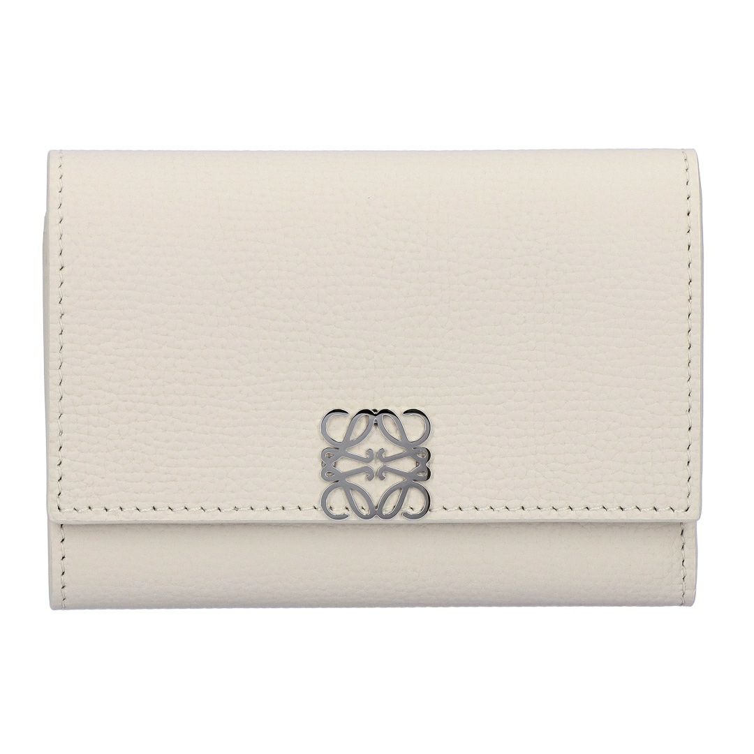 ロエベ LOEWE 折財布 三つ折り財布 アナグラム ヴァーティカル ウォレット C821S33X12 1769 LIGHT GHOST