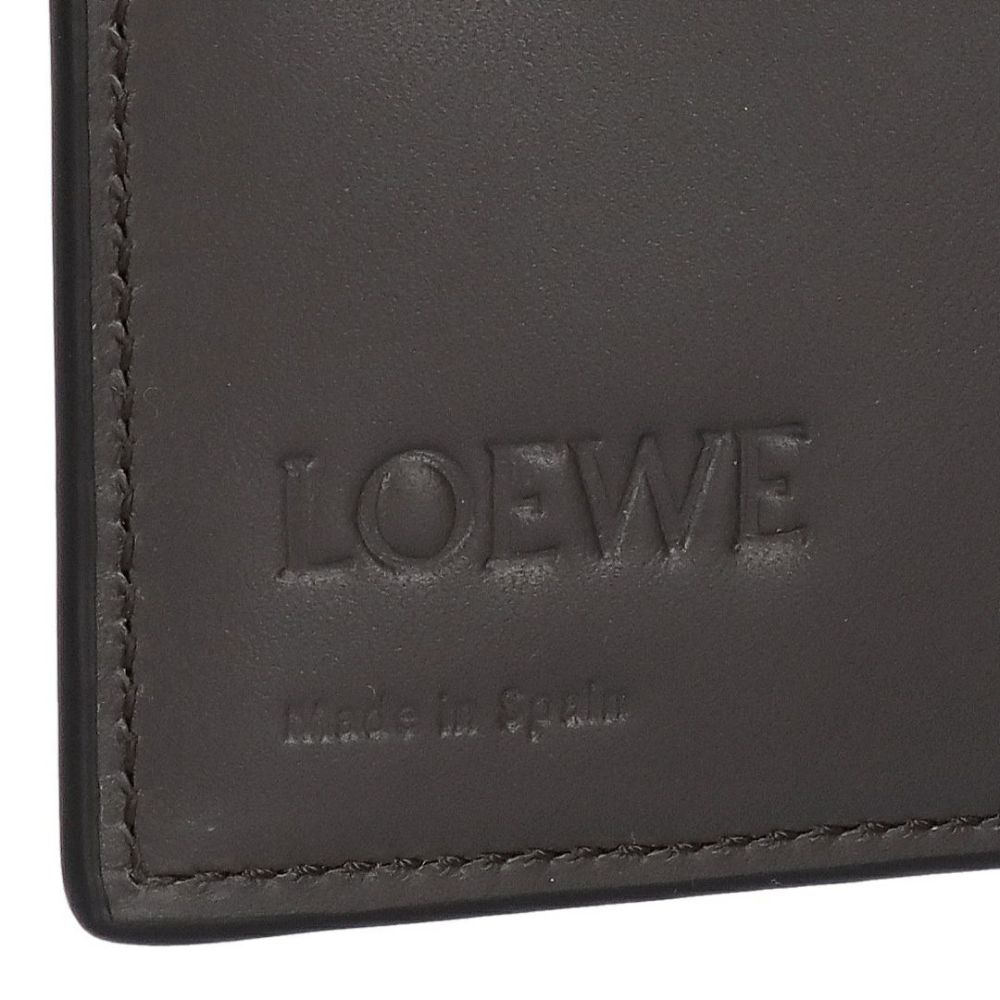 ロエベ LOEWE 折財布 二つ折り財布 コンパクト財布 パズルエッジ C510W73X08 1220 GRIS OSCURO/DARK GREY