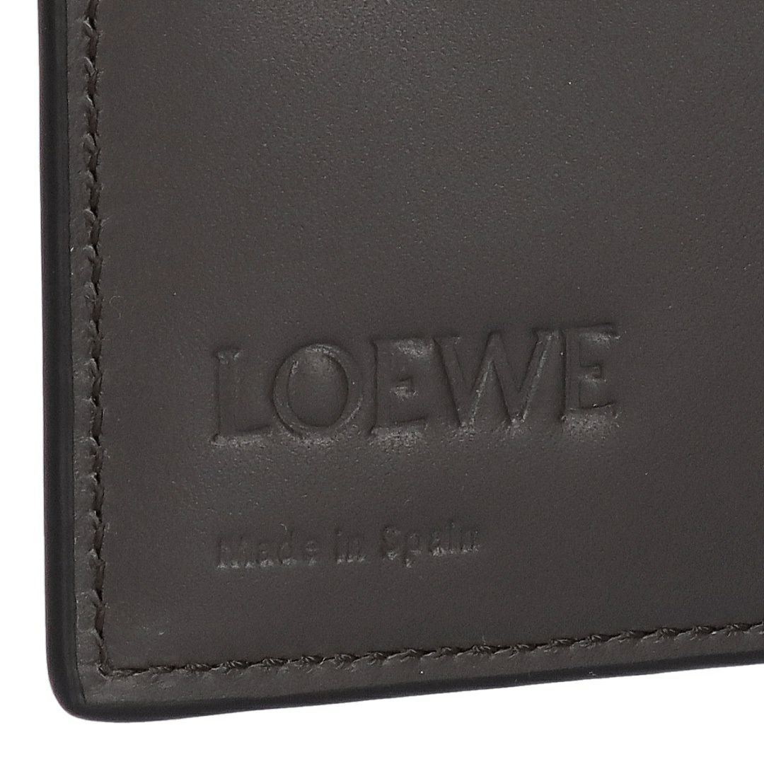 ロエベ LOEWE 折財布 二つ折り財布 コンパクト財布 パズルエッジ C510W73X08 1220 GRIS OSCURO/DARK GREY