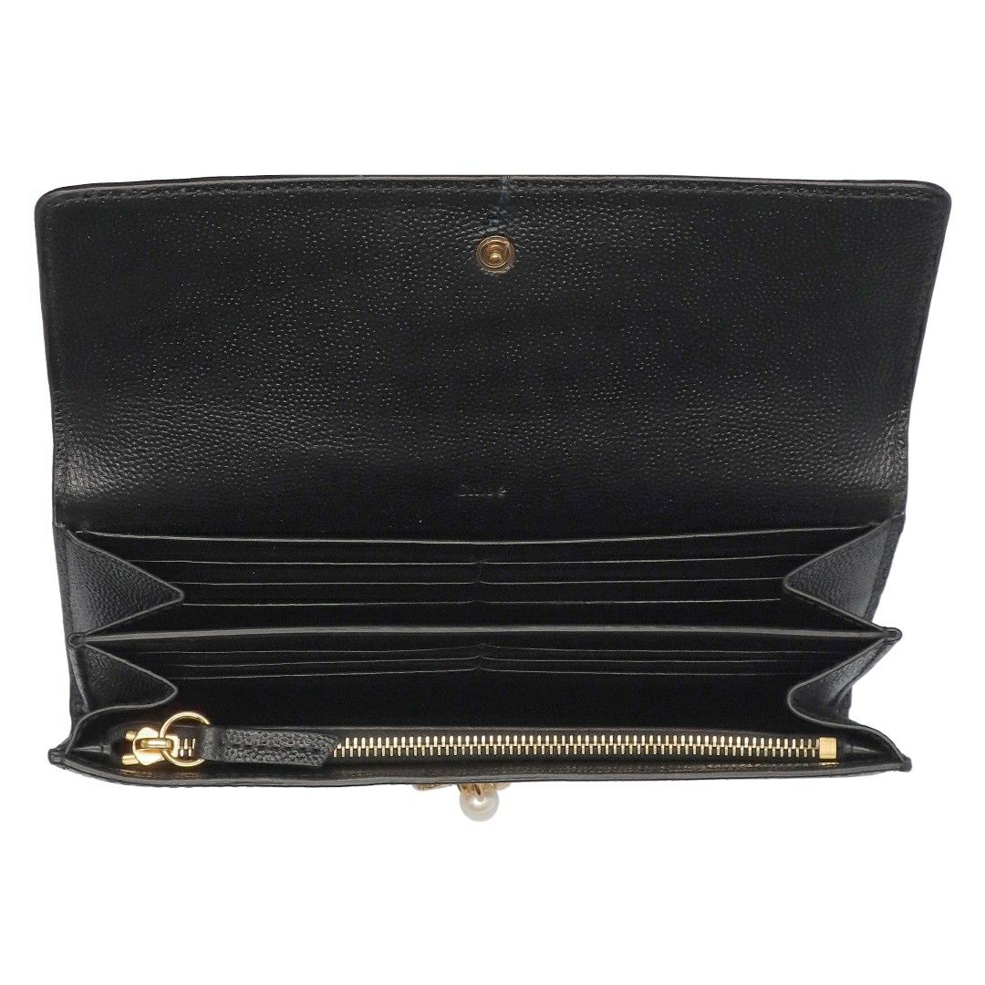 クロエ CHLOE 長財布 CHLOE CHARMS クロエチャームズ CH25AP987Q12 001 BLACK 【お取り寄せ】