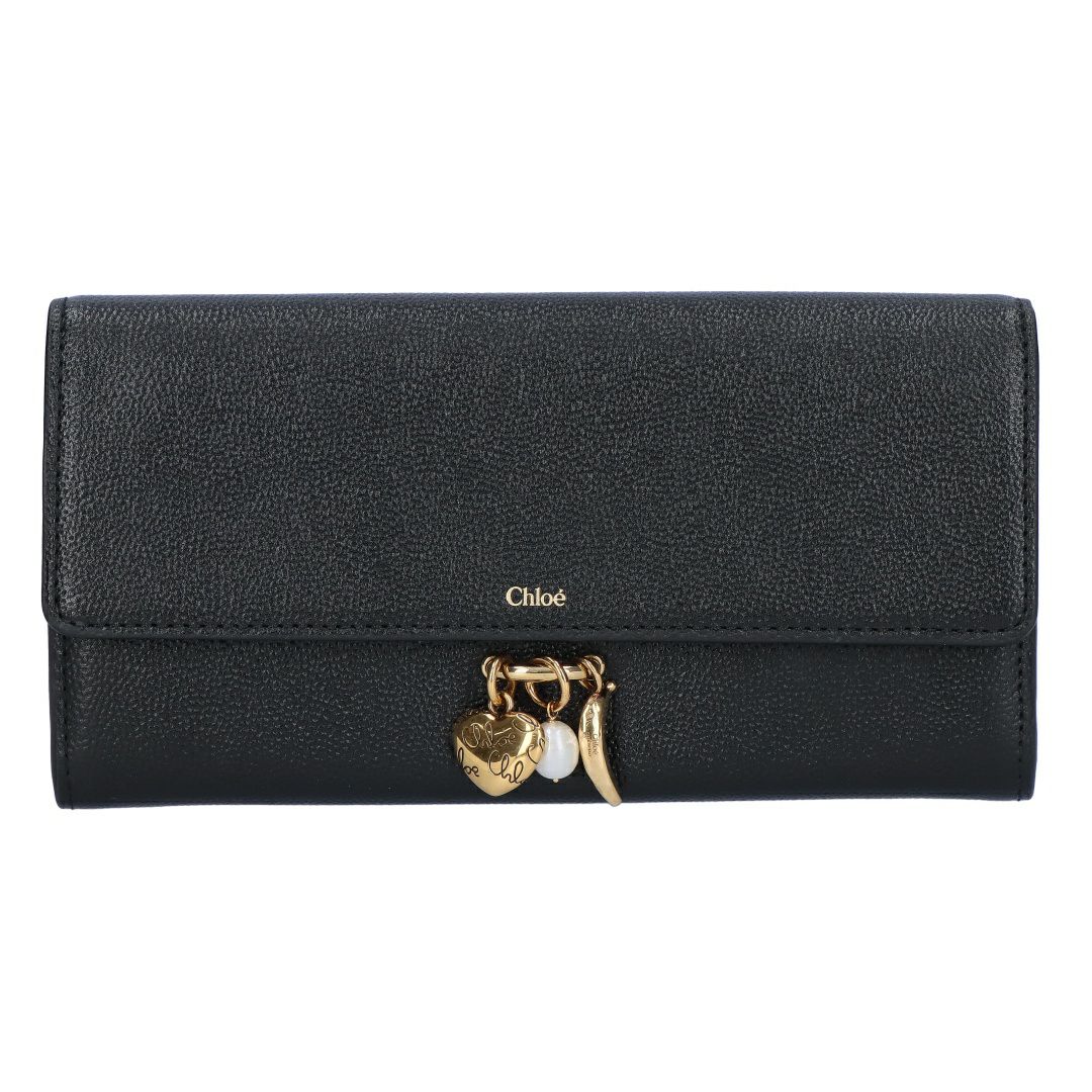 クロエ CHLOE 長財布 CHLOE CHARMS クロエチャームズ CH25AP987Q12 001 BLACK 【お取り寄せ】