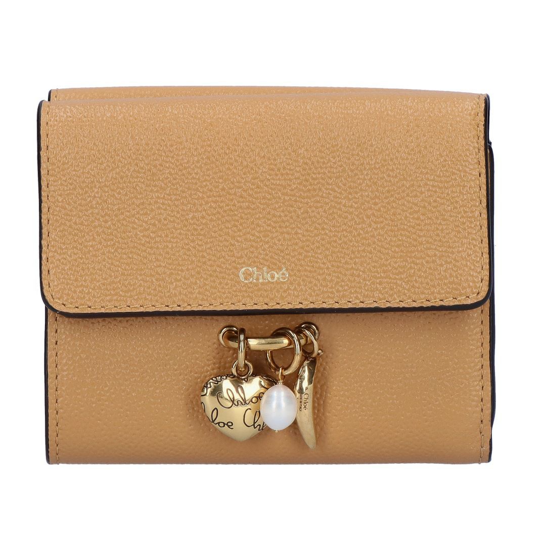 クロエ CHLOE 折財布 三つ折り財布 CHLOE CHARMS クロエチャームズ CH25AP976Q12 268 BISCOTTI BEIGE 【お取り寄せ】
