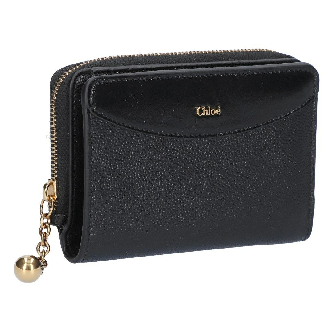 クロエ CHLOE 折財布 二つ折り財布 CHLOE SPHERE クロエスフィア CH25AP981P85 001 BLACK 【お取り寄せ】