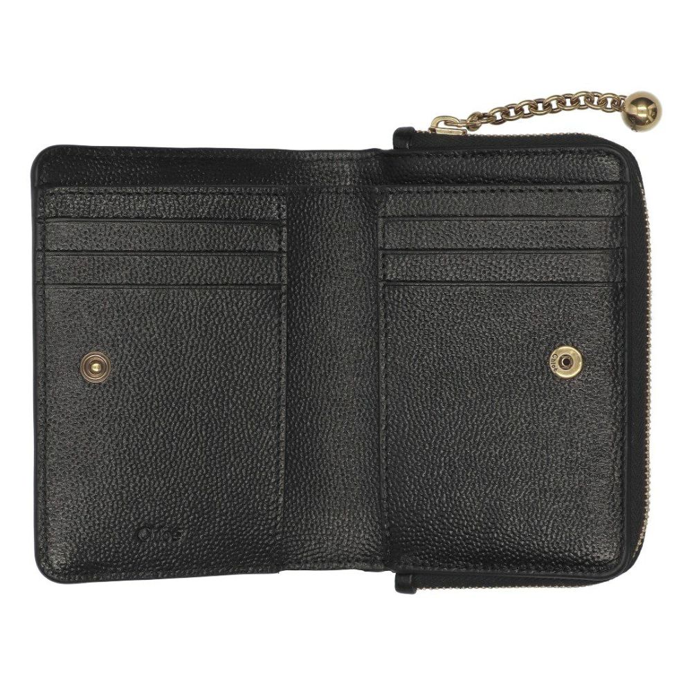 クロエ CHLOE 折財布 二つ折り財布 CHLOE SPHERE クロエスフィア CH25AP981P85 001 BLACK 【お取り寄せ】