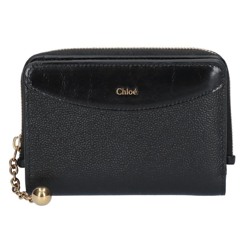 クロエ CHLOE 折財布 二つ折り財布 CHLOE SPHERE クロエスフィア CH25AP981P85 001 BLACK 【お取り寄せ】