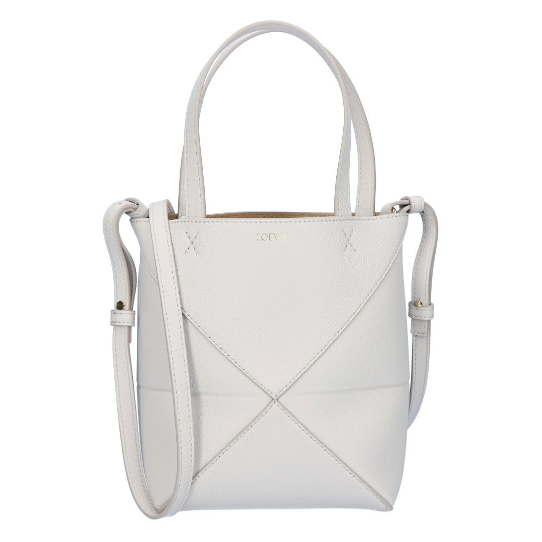 ロエベ LOEWE 2WAYバッグ PUZZLE FOLD TOTE MINI パズルフォルドトートミニ A779V25X19 1769 LIGHT GHOST 【お取り寄せ】