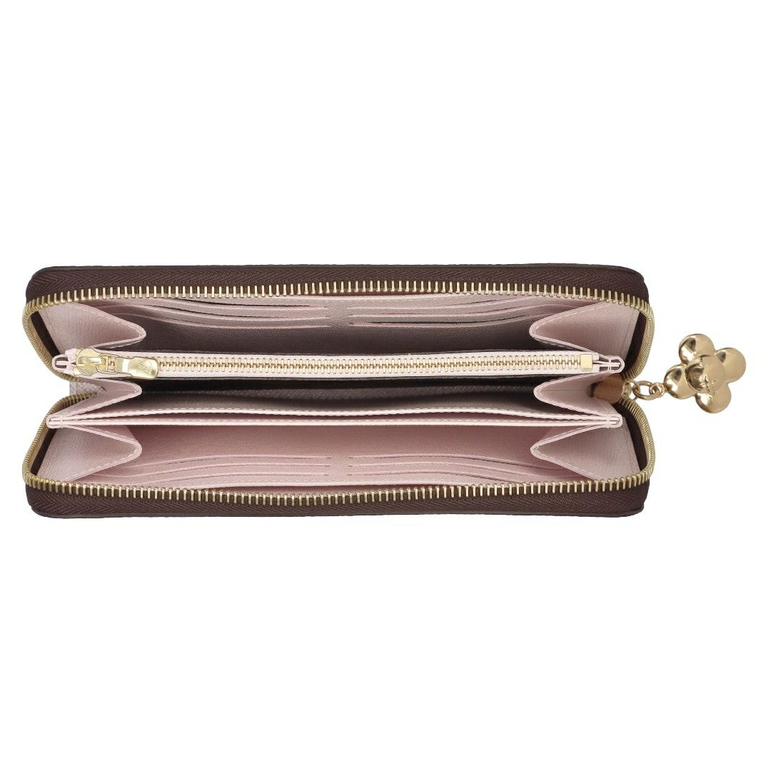 ルイヴィトン LOUIS VUITTON 長財布 モノグラム ホリディ・コレクション 村上隆 LV M26256 ジッピー･ウォレット スノーウィパール