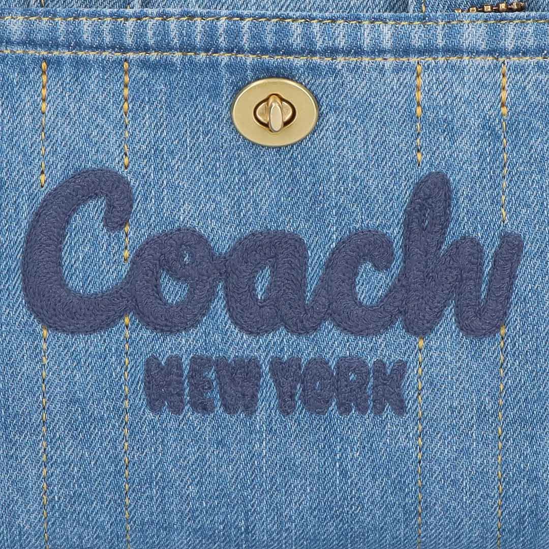 コーチ COACH 2WAYバッグ デニム カーゴ トート バッグ 20 CZ100B 4/INDIGO