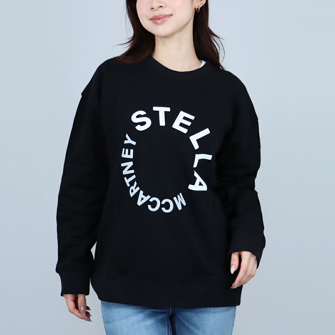 ステラマッカートニー STELLA McCARTNEY キッズ レディース スウェット トレーナー 裏起毛 ロゴ TV4P50 Z0453 930 BLACK
