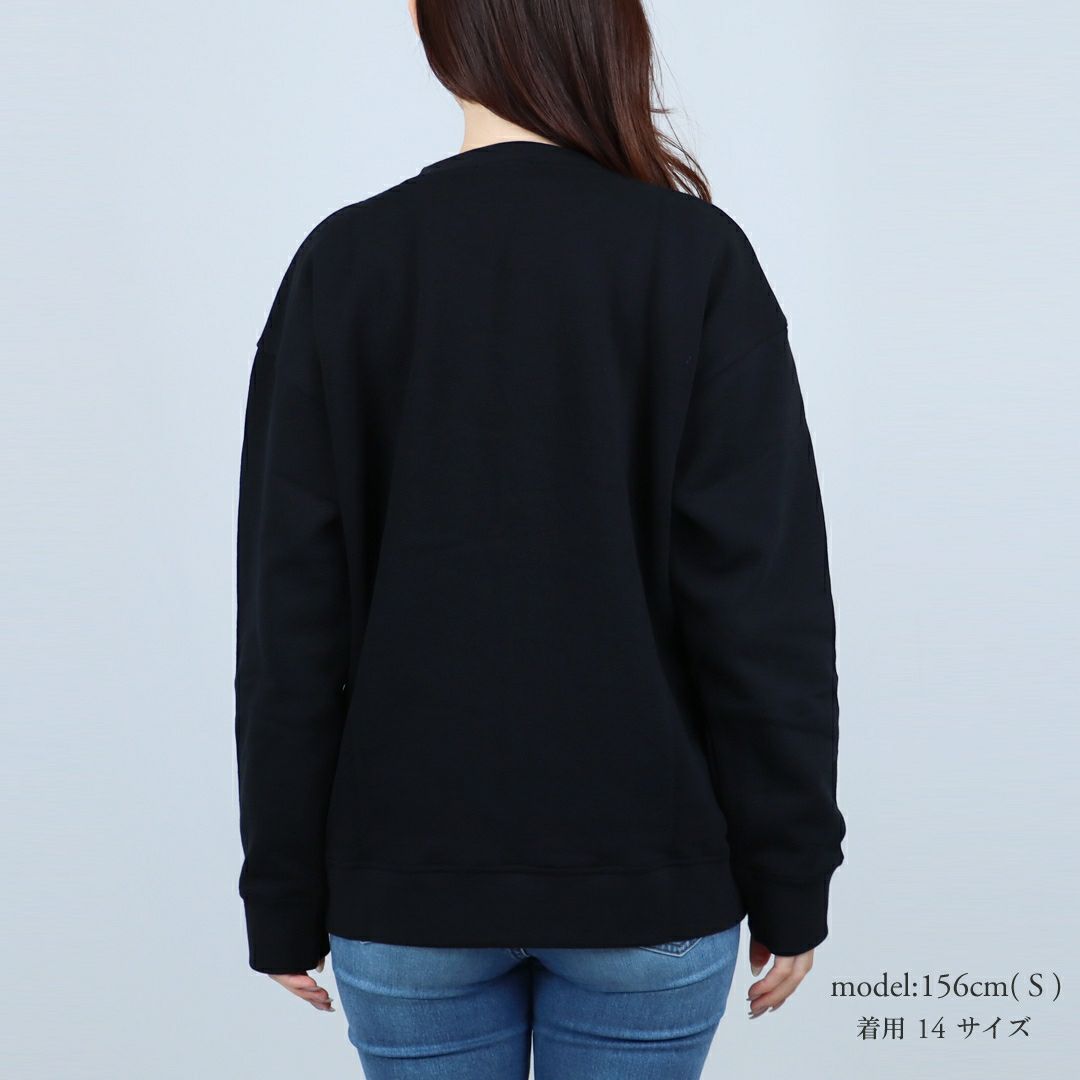 ステラマッカートニー STELLA McCARTNEY キッズ レディース スウェット トレーナー 裏起毛 ロゴ TV4P50 Z0453 930 BLACK