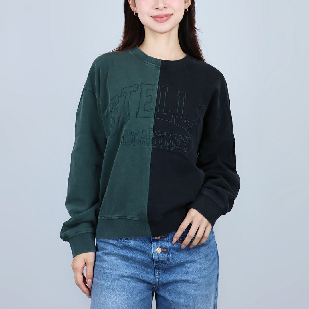 ステラマッカートニー STELLA McCARTNEY キッズ レディース スウェット トレーナー ロゴ バイカラー TX4R80 Z3059 999 COLOURFUL