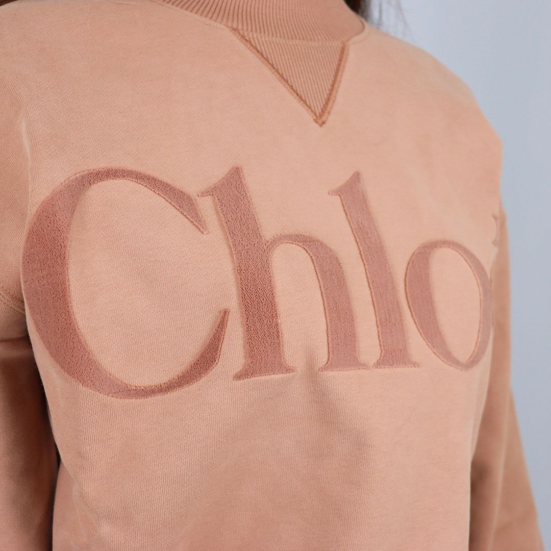 クロエ CHLOE キッズ レディース スウェット トレーナー ロゴ SWEATSHIRT C20649