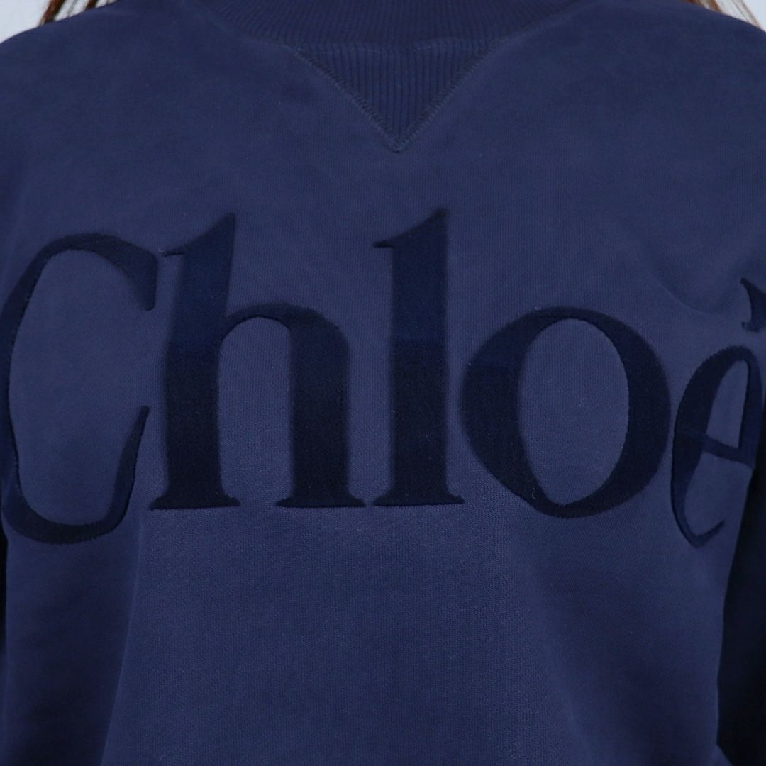 クロエ CHLOE キッズ レディース スウェット トレーナー ロゴ SWEATSHIRT C20649