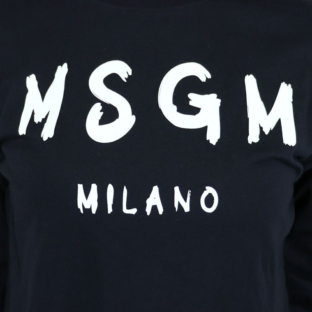 エムエスジーエム MSGM キッズ レディース 長袖 Tシャツ ロンT ロゴTシャツ F5MSJUTH008 JERSEY LONG SLEEVE T-SHIRT UNISEX