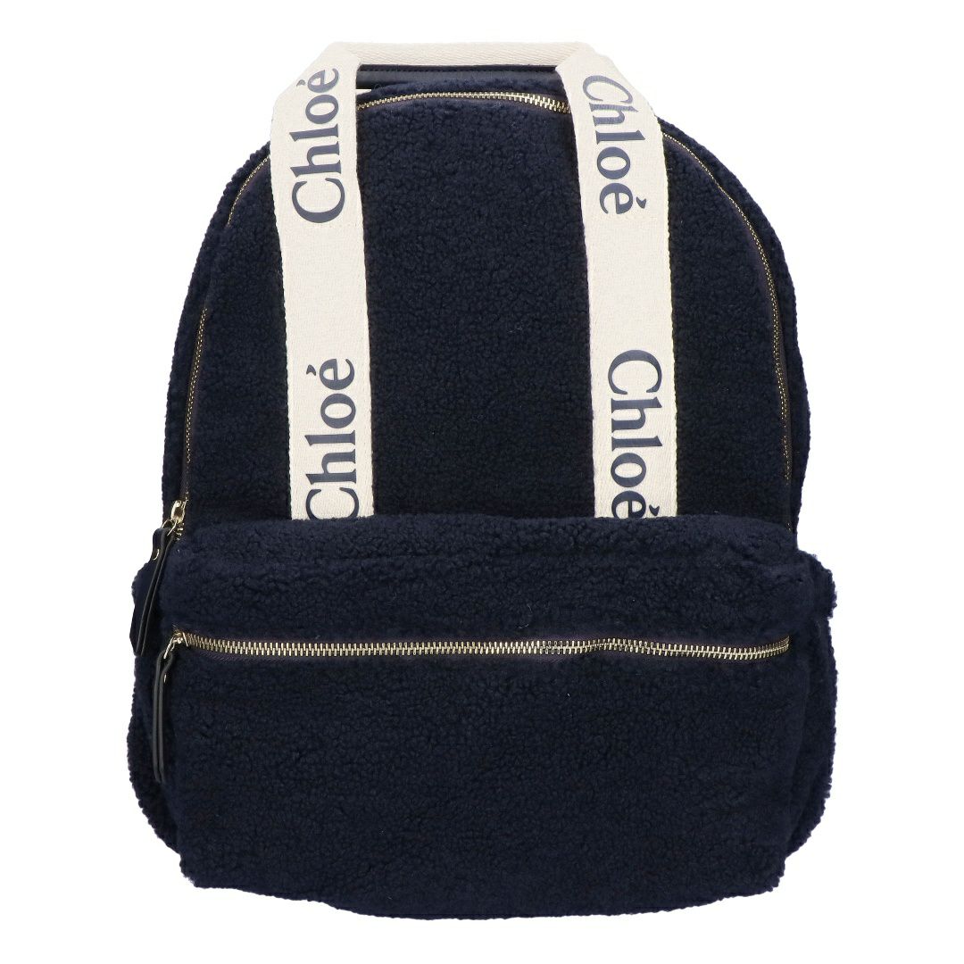 クロエ CHLOE リュックサック バックパック キッズ kids C20687 859 NAVY