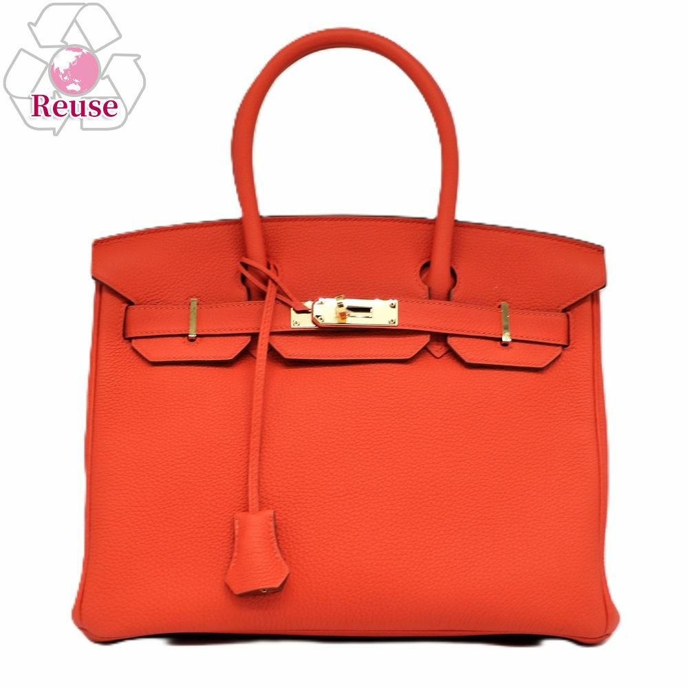 【リユース品】 エルメス HERMES バッグ ハンドバッグ バーキン30 カプシーヌ/ゴールド金具 【お取り寄せ】