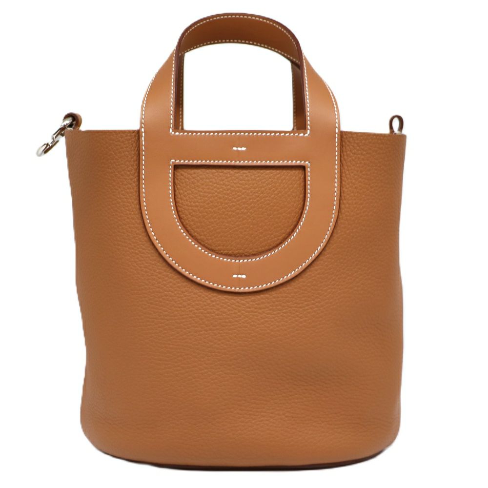 【リユース品】 エルメス HERMES バッグ ハンドバッグ インザループ23 ゴールド/シルバー金具 【お取り寄せ】